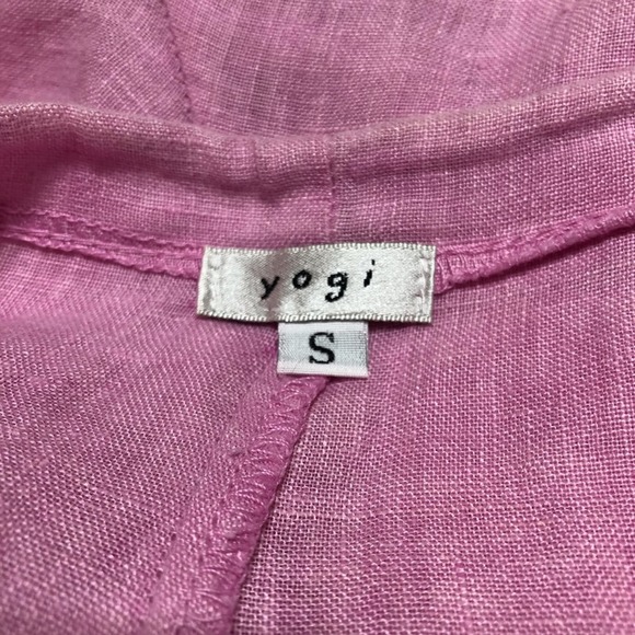 Yogi Womens Pants Small Pink Tie Dye Jogger Lounge Pants - Picture 3 of 3